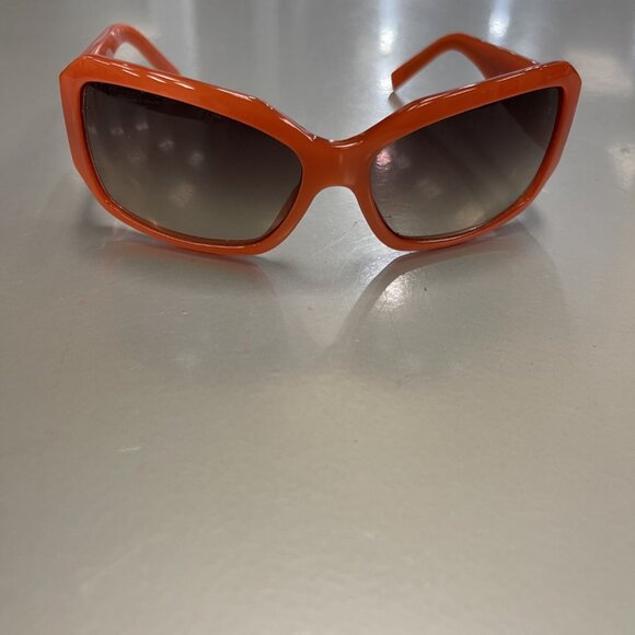 Salvatore Ferragamo orange sunglasses pre-owned in excellent condition main image 5